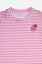 Strawbery Yarn- Dyed T-Shirt