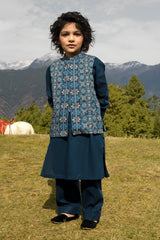 Printed Waist Coat 3Pc Infant Printed Waist Coat 3Pc Infant