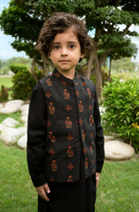 Printed Waist Coat 3Pcs Infant Printed Waist Coat 3Pcs Infant