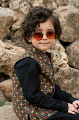 Printed Waist Coat 3Pcs Infant Printed Waist Coat 3Pcs Infant