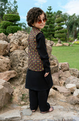 Printed Waist Coat 3Pcs Infant Printed Waist Coat 3Pcs Infant