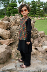 Printed Waist Coat 3Pcs Infant Printed Waist Coat 3Pcs Infant