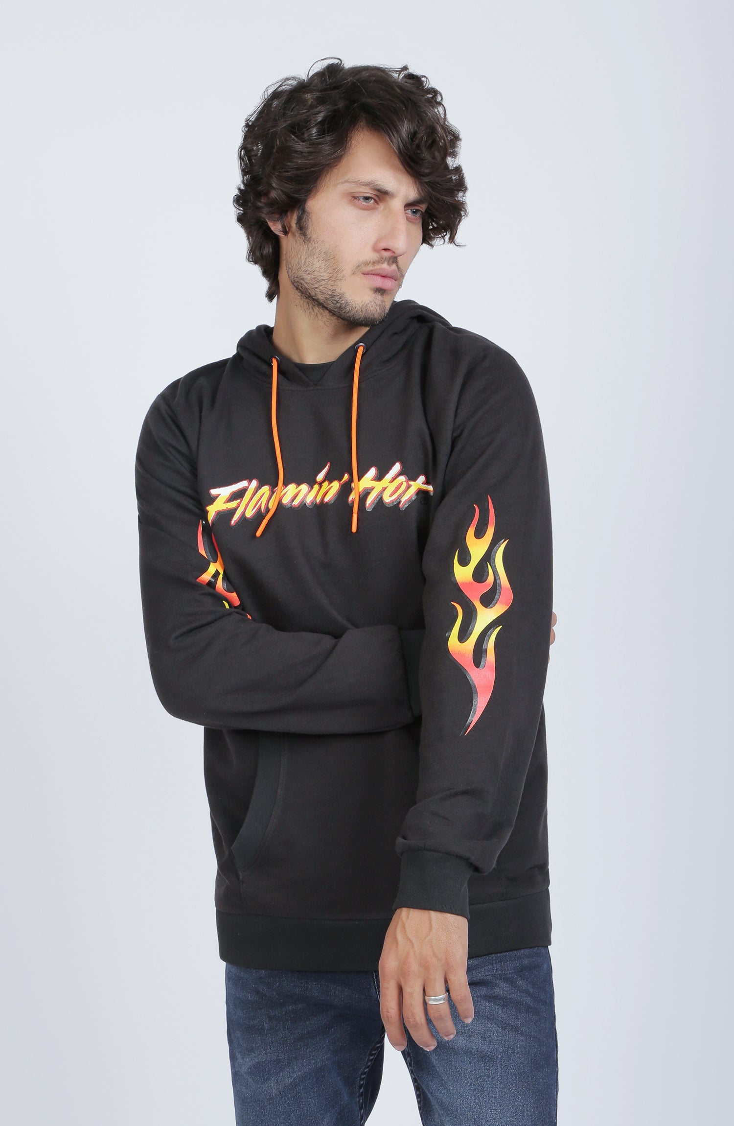 MKHP600421 LAYS FLAMING HOT HOODIE BLACK Leisure Club Official