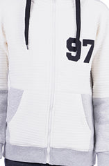 Quilted Paneled Zipper