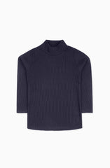 Basic Navy Highneck