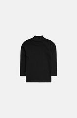 Basic Mockneck In Waffle Knit
