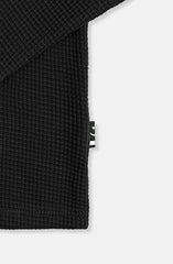 Basic Mockneck In Waffle Knit