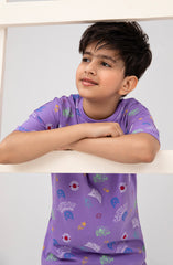 Boys Captain America Co-ord Set-BKC701125