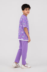 Boys Captain America Co-ord Set-BKC701125