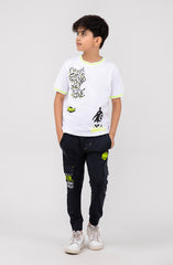 Boys Ringer Tee-BKT717125