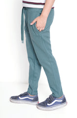 Knit Navy Trousers In French T