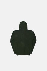 Boys Olive Hooded Zipper