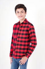 Boys Mix & Match Check Shirt