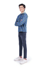 Boys Checker Flannel Shirt
