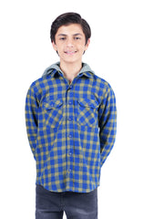 Boys Checker Flannel Shirt