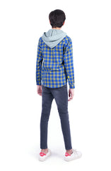 Boys Checker Flannel Shirt
