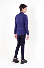 Boys Basic Button Down Shirt