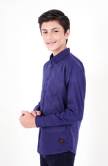 Boys Basic Button Down Shirt