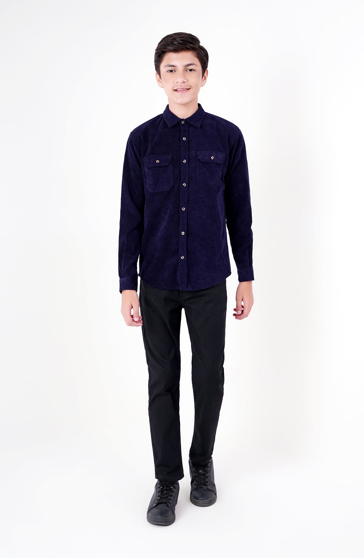 Double Pocket Corduroy Shirt