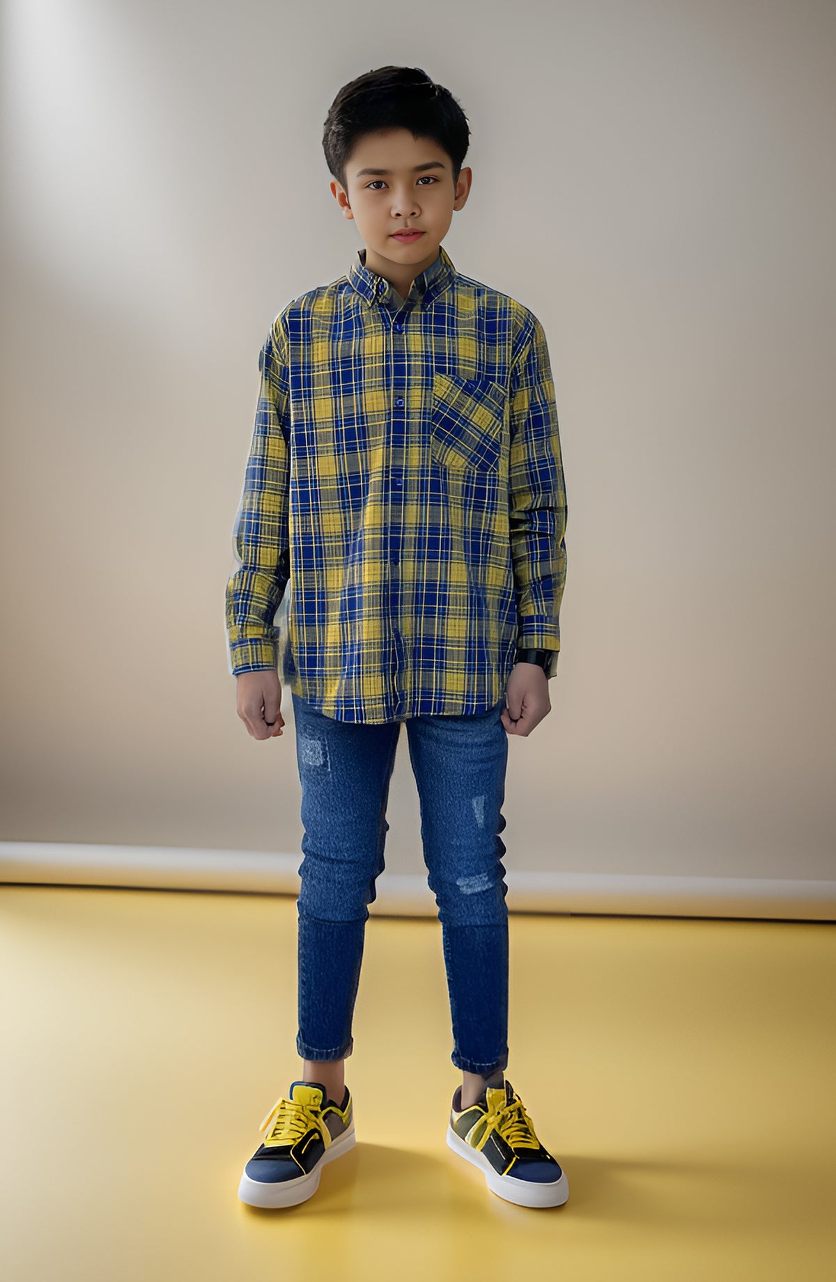 Boys Plaid Shirt