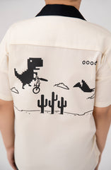 Boys Contrast Collar Shirt-BW710125