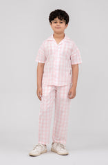Boys Checkered Co-Ord-BWC700125