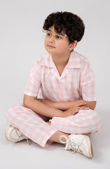 Boys Checkered Co-Ord-BWC700125
