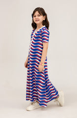 Knit Ankle-Length Button Down - GKD700325