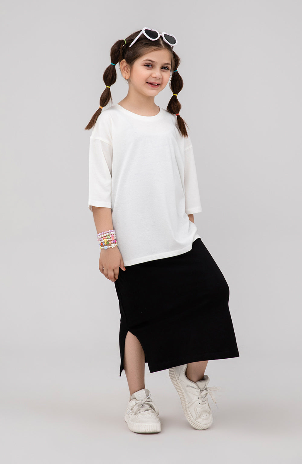 Girls Basic T Shirt-GKT700125