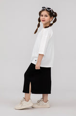 Girls Basic T Shirt-GKT700125