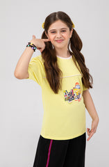 Girls Boxy Short Sleeve Crewneck-GKT713325