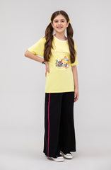 Girls Boxy Short Sleeve Crewneck-GKT713325
