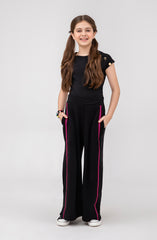 Girls Gold Buttons Bodysuit-GKT715325