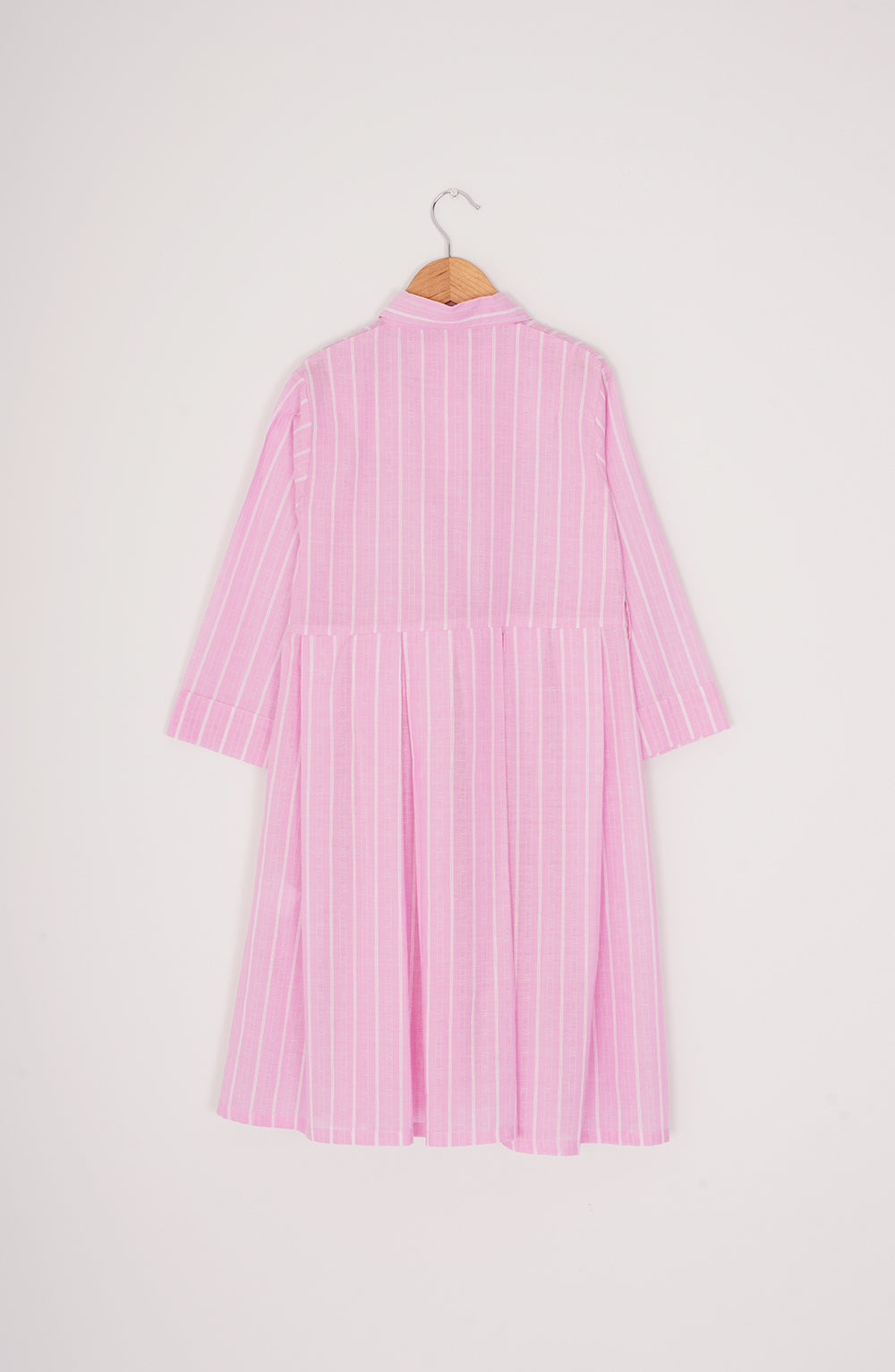 Girls Ankle Length Collar Shirt-GWD701125