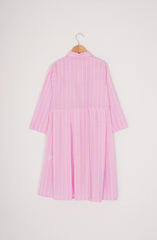 Girls Ankle Length Collar Shirt-GWD701125