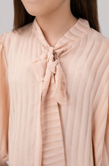 Girls Bow Tie Shirt-GWT701125