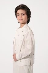 Printed Waist Coat 3Pc Infant