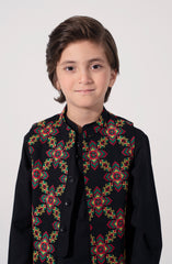 Printed Waist Coat 3Pc Infant