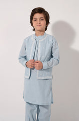 Emb Waist Coat 3Pc Infant Suit