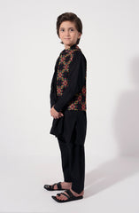 Printed Waist Coat 3Pc Infant