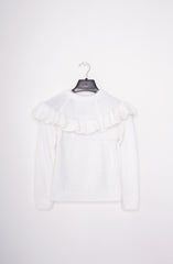 Infant Girls Frill Sweater