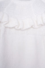 Infant Girls Frill Sweater