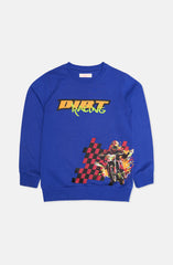 Bike Print Navy Sweatshirt