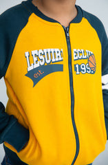 Color Block Zipper