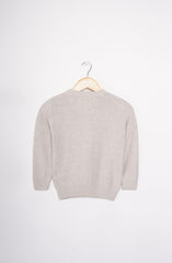 Cable Knit Crew Neck Sweater
