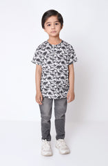 Printed Jersey Henley
