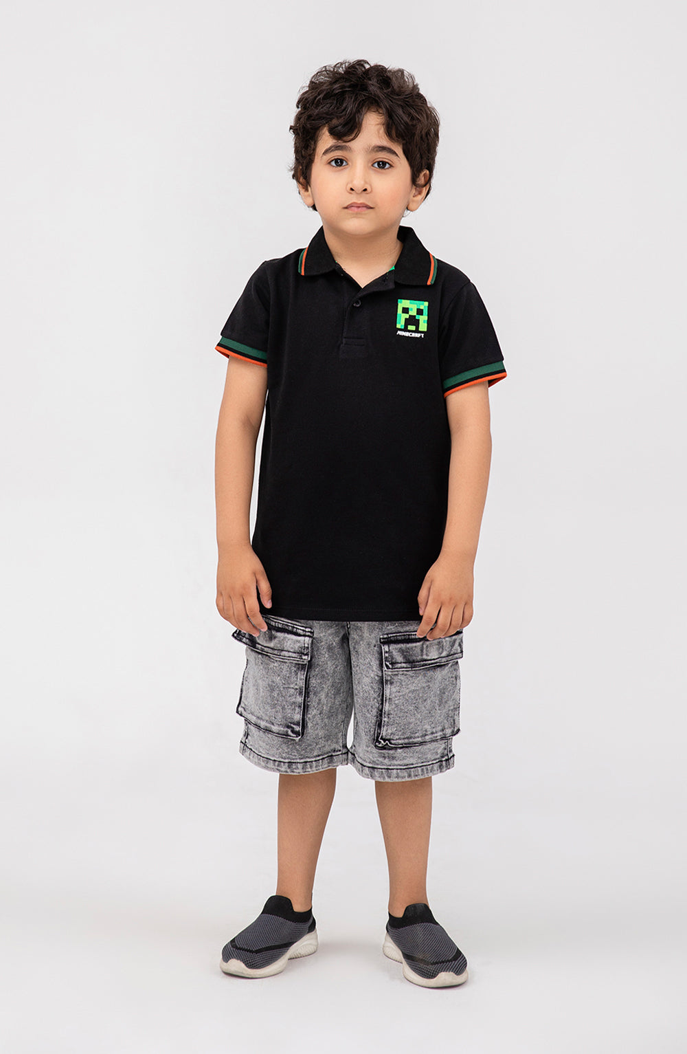 Minecraft Polo Shirt-IBKP705325