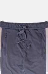 Blue Knit Trousers In French T