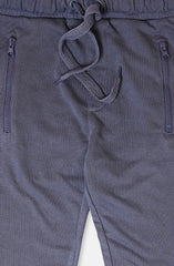 Blue Knit Trousers In French T