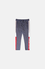 Blue Knit Trousers In French T